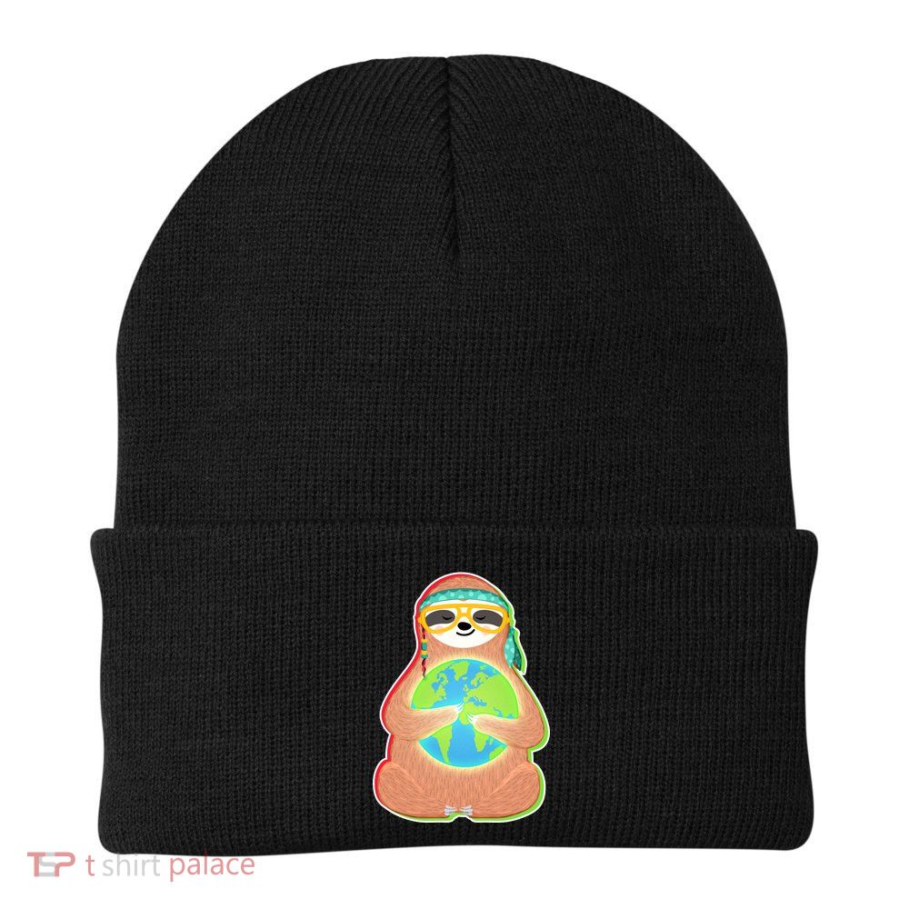 Earth Day Sloth Beanie