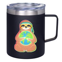 Earth Day Sloth 12oz Stainless Steel Coffee Mug