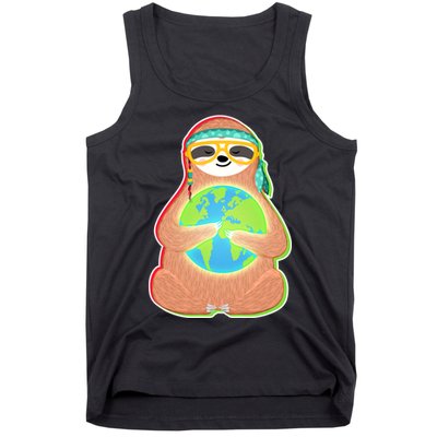 Earth Day Sloth Tank Top