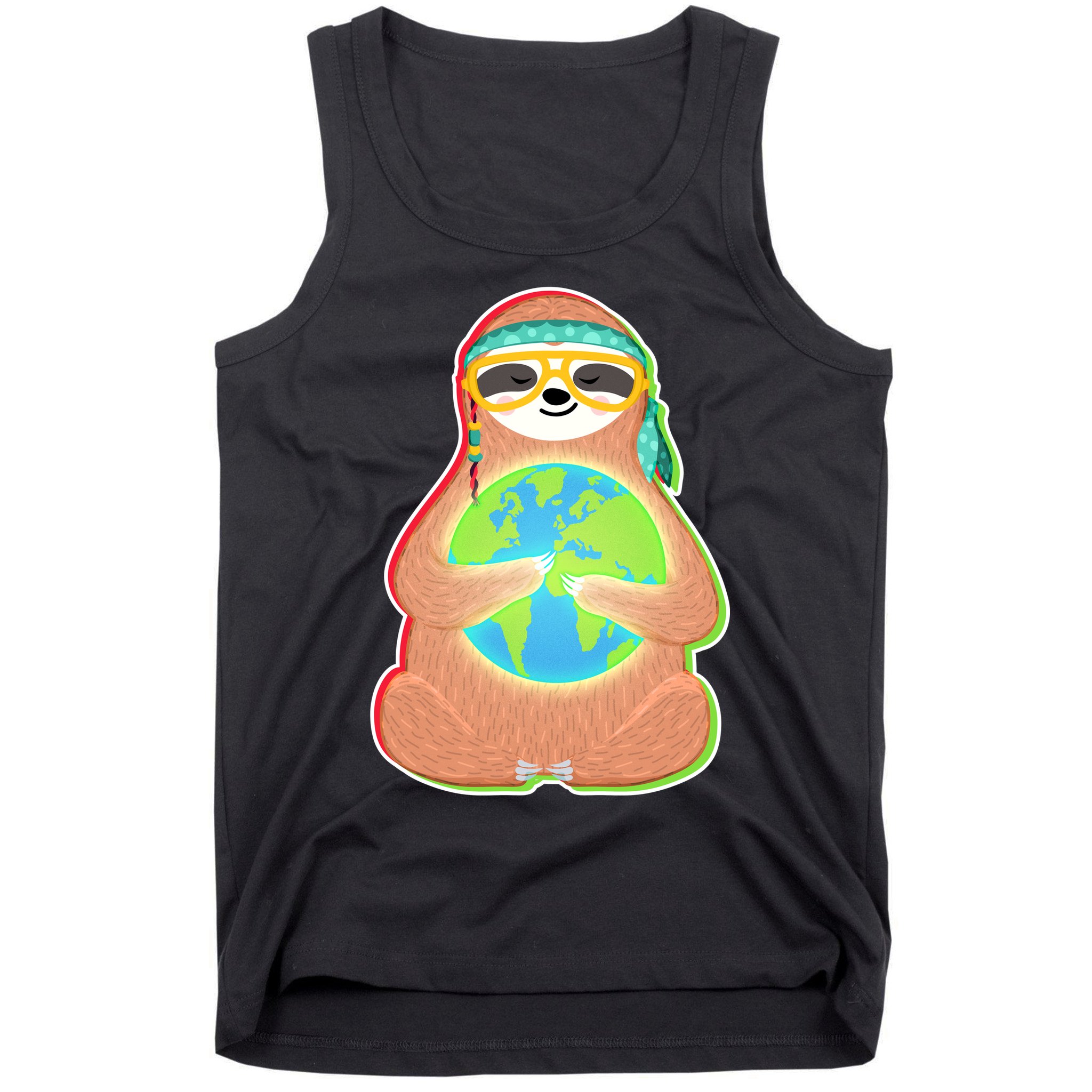 Earth Day Sloth Tank Top