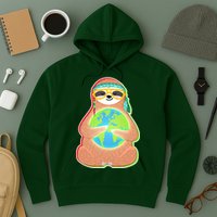 Earth Day Sloth Hoodie