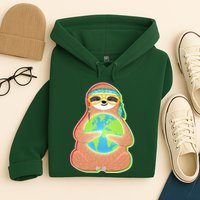 Earth Day Sloth Hoodie