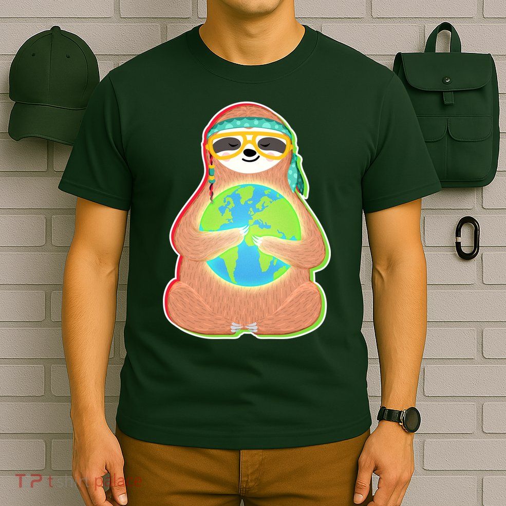 Earth Day Sloth T-Shirt