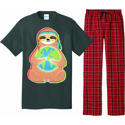 Earth Day Sloth Pajama Set