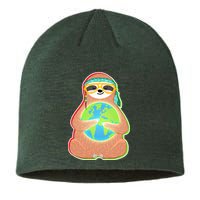 Earth Day Sloth Sustainable Beanie