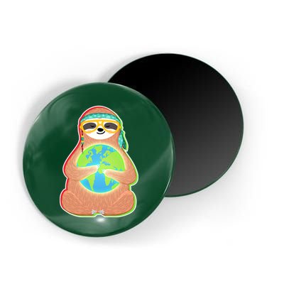 Earth Day Sloth Magnet