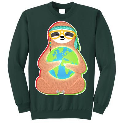 Earth Day Sloth Tall Sweatshirt