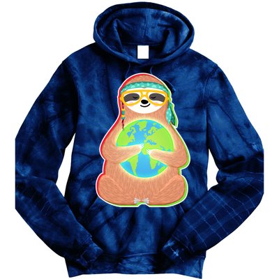 Earth Day Sloth Tie Dye Hoodie