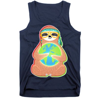 Earth Day Sloth Tank Top