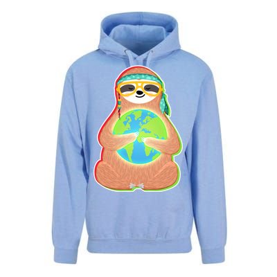 Earth Day Sloth Unisex Surf Hoodie