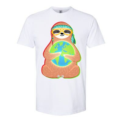 Earth Day Sloth Softstyle CVC T-Shirt