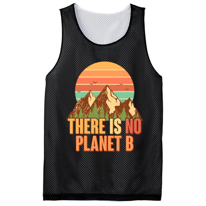 Earth Day There Is No Planet B Mesh Reversible Basketball Jersey Tank