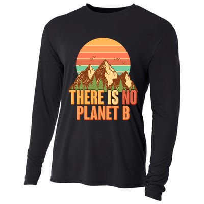 Earth Day There Is No Planet B Cooling Performance Long Sleeve Crew