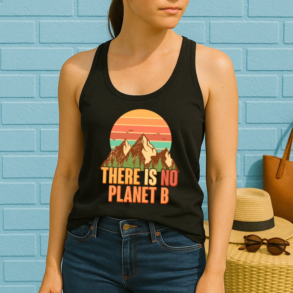 Earth Day There Is No Planet B Womens Tank Top