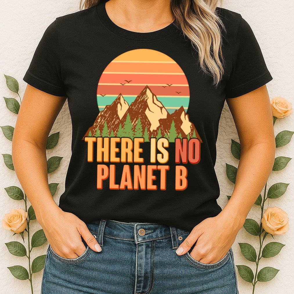Earth Day There Is No Planet B Womens T-Shirt