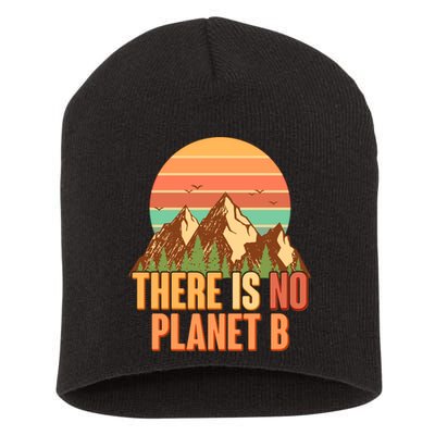 Earth Day There Is No Planet B Short Acrylic Beanie