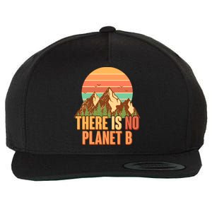 Earth Day There Is No Planet B Wool Snapback Cap