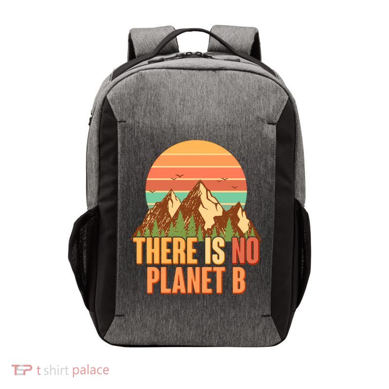 Earth Day There Is No Planet B Vector Backpack