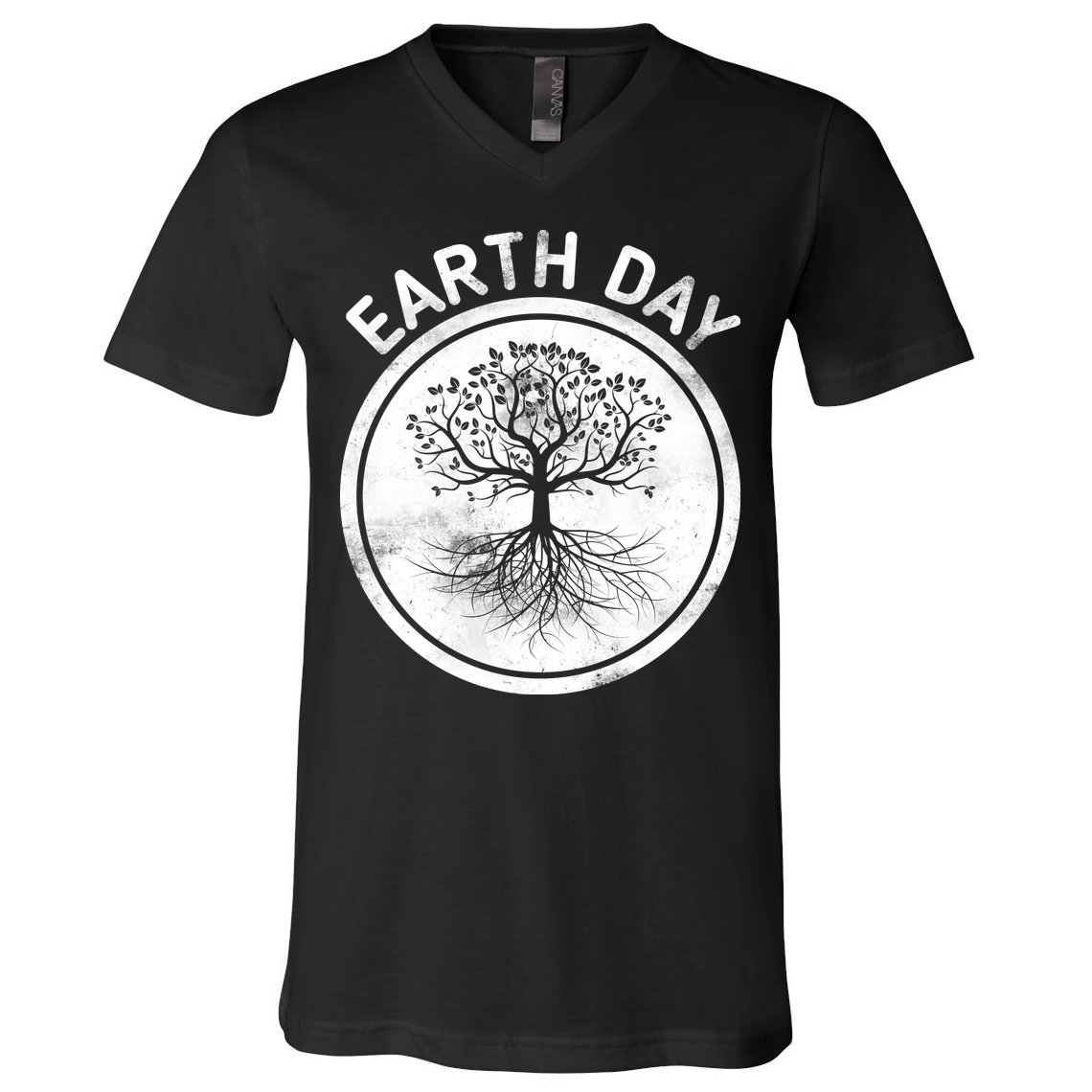 Earth Day Vintage V-Neck T-Shirt