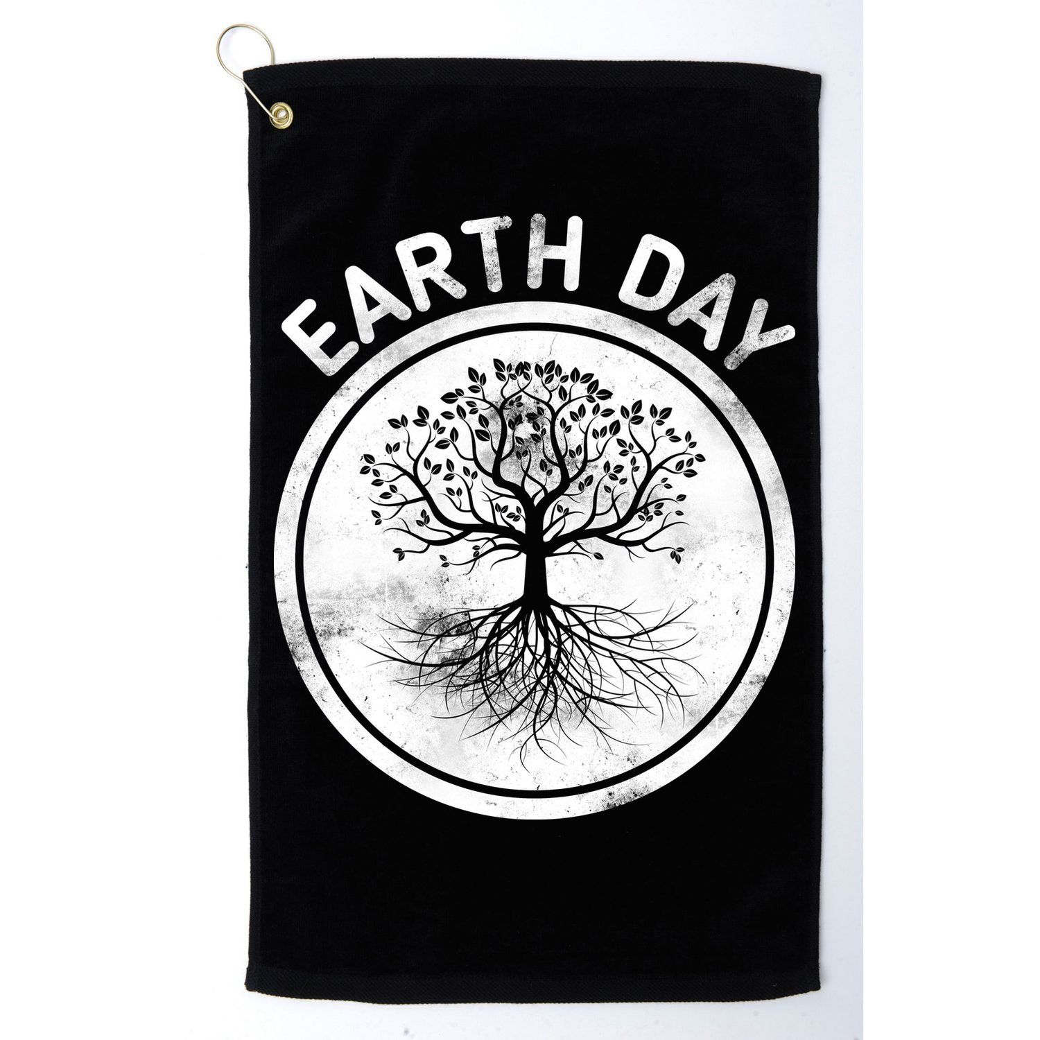 Earth Day Vintage Golf Towel