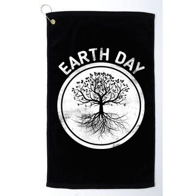 Earth Day Vintage Platinum Collection Golf Towel