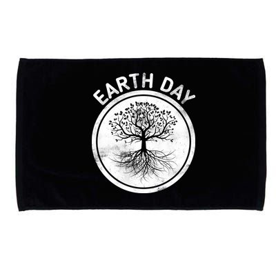 Earth Day Vintage Microfiber Hand Towel