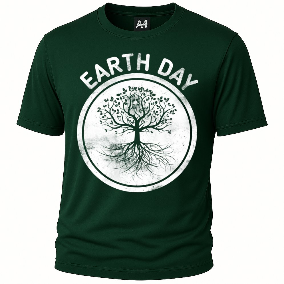 Earth Day Vintage Cooling Performance Crew T-Shirt