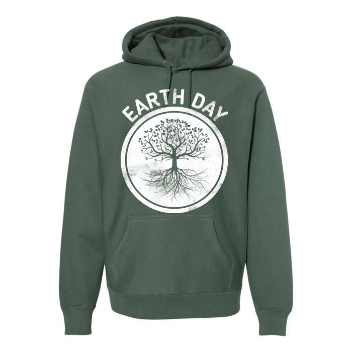 Earth Day Vintage Premium Hoodie