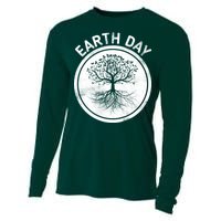 Earth Day Vintage Cooling Performance Long Sleeve Crew