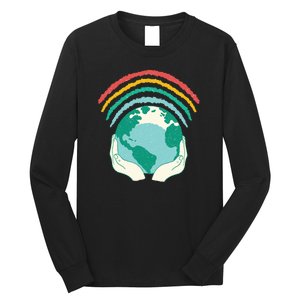 Earth Rainbow Long Sleeve Shirt