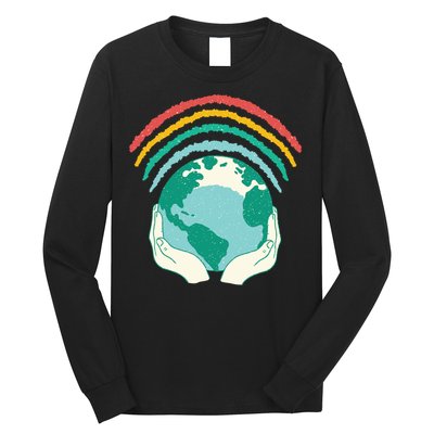 Earth Rainbow Long Sleeve Shirt