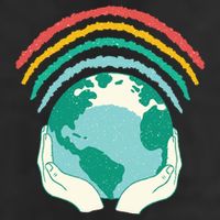 Earth Rainbow Adult Drive Performance Visor