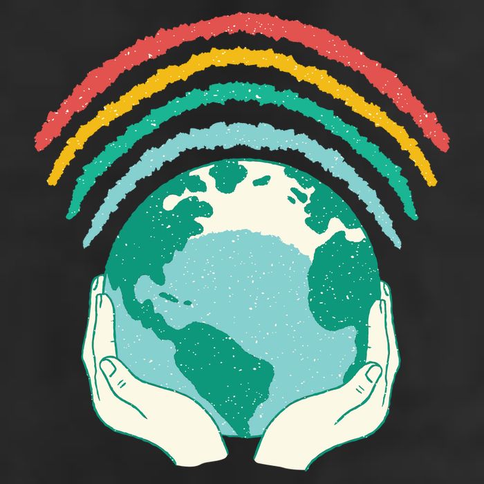 Earth Rainbow Adult Drive Performance Visor