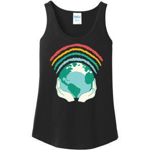 Earth Rainbow Ladies Essential Tank