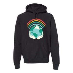 Earth Rainbow Premium Hoodie