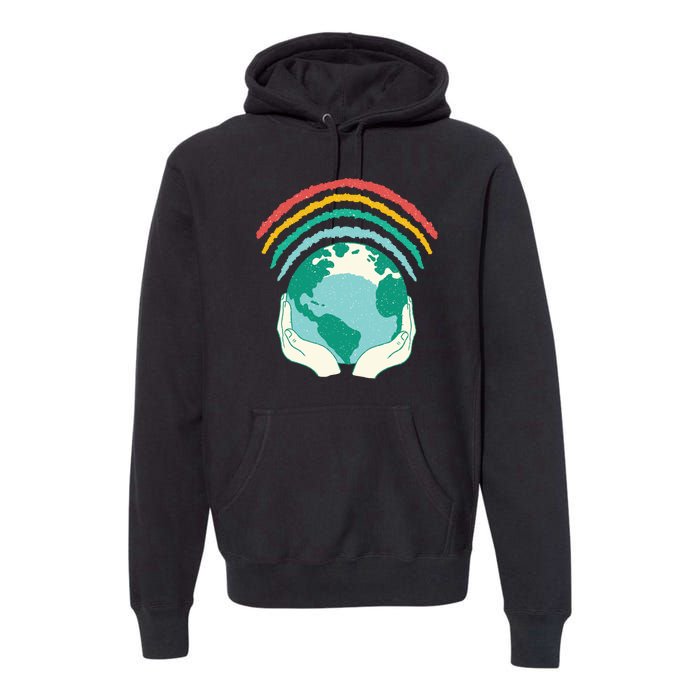 Earth Rainbow Premium Hoodie