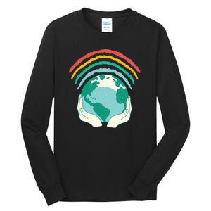 Earth Rainbow Tall Long Sleeve T-Shirt