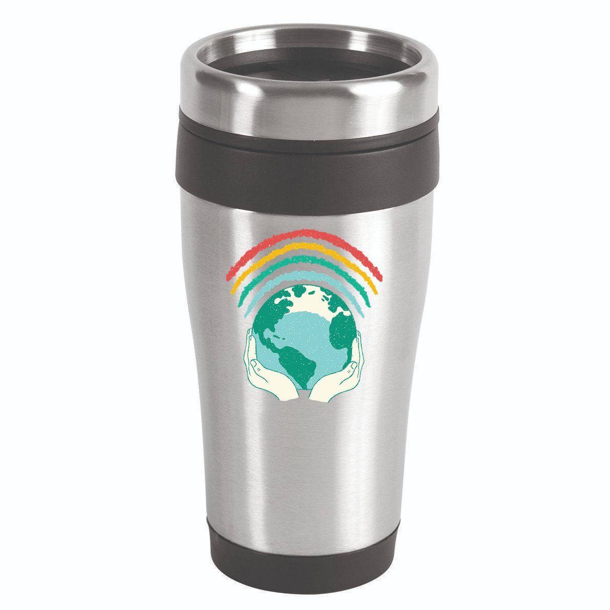 Earth Rainbow 16oz Travel Tumbler