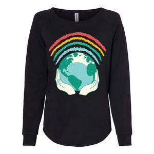 Earth Rainbow Womens California Wash Sweatshirt