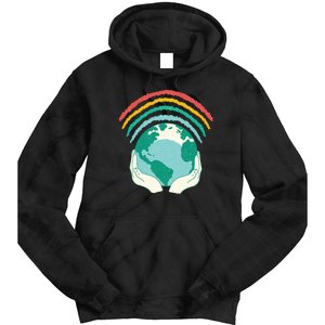 Earth Rainbow Tie Dye Hoodie