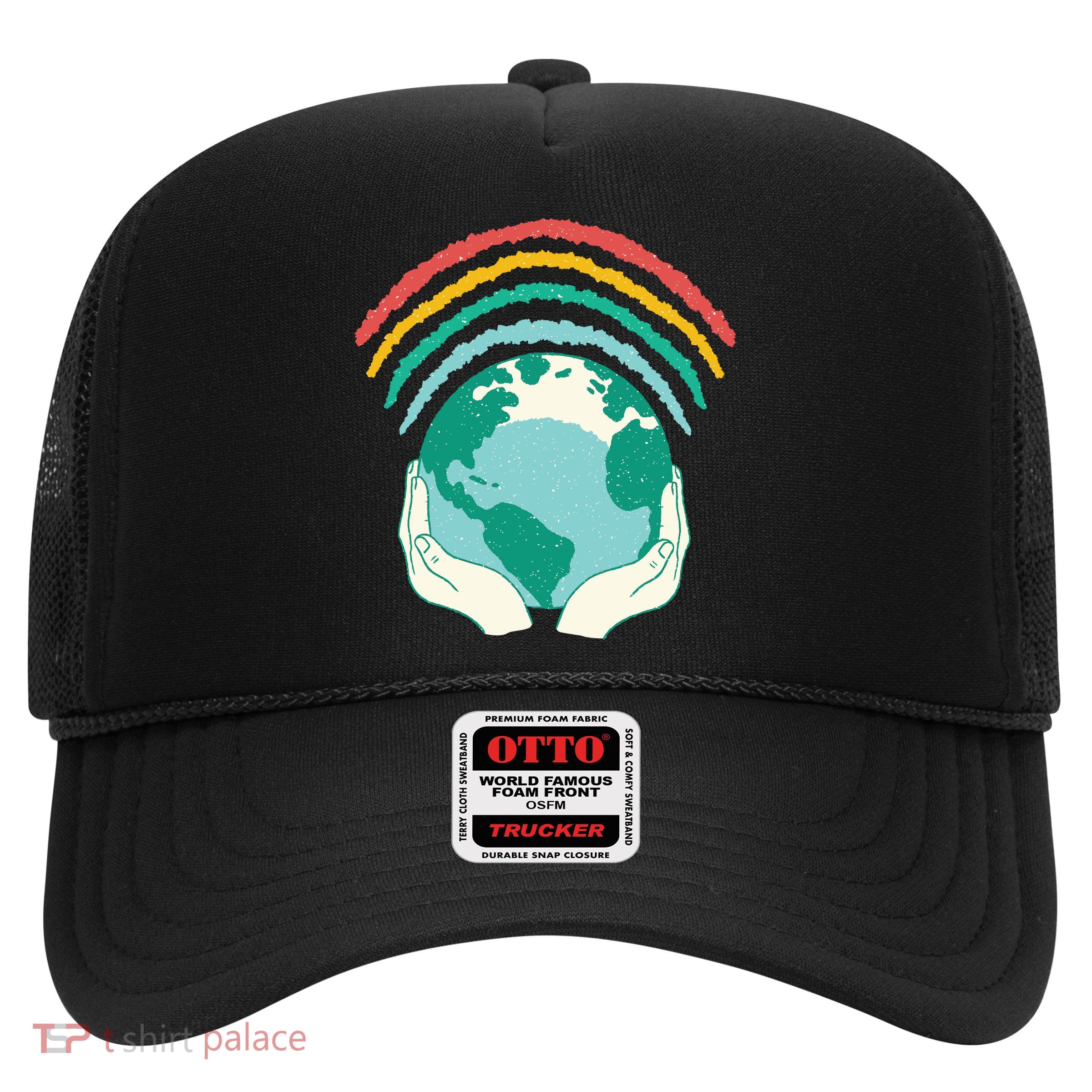 Earth Rainbow Trucker Hat