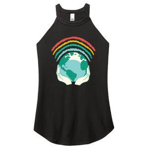 Earth Rainbow Women's Perfect Tri Rocker Tank