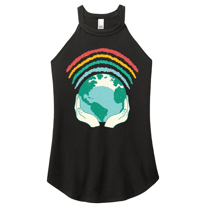Earth Rainbow Women's Perfect Tri Rocker Tank