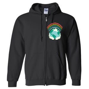 Earth Rainbow Full Zip Hoodie