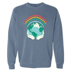 Earth Rainbow Garment-Dyed Sweatshirt