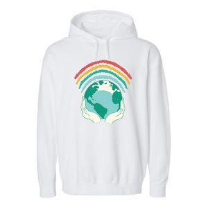 Earth Rainbow Garment-Dyed Fleece Hoodie