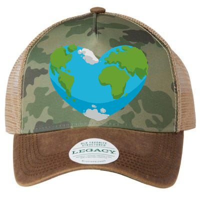Earth Shaped Heart Legacy Tie Dye Trucker Hat