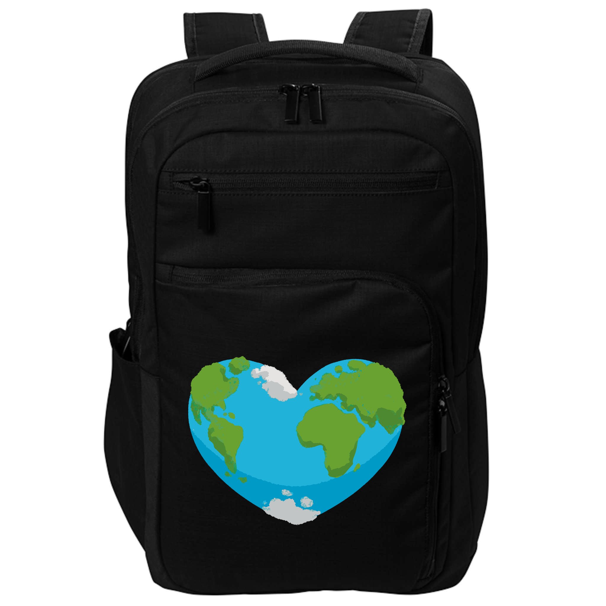 Earth Shaped Heart Impact Tech Backpack