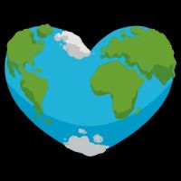 Earth Shaped Heart Impact Tech Backpack
