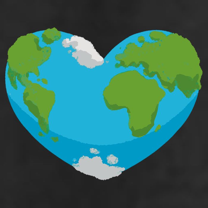 Earth Shaped Heart Adult Drive Performance Visor